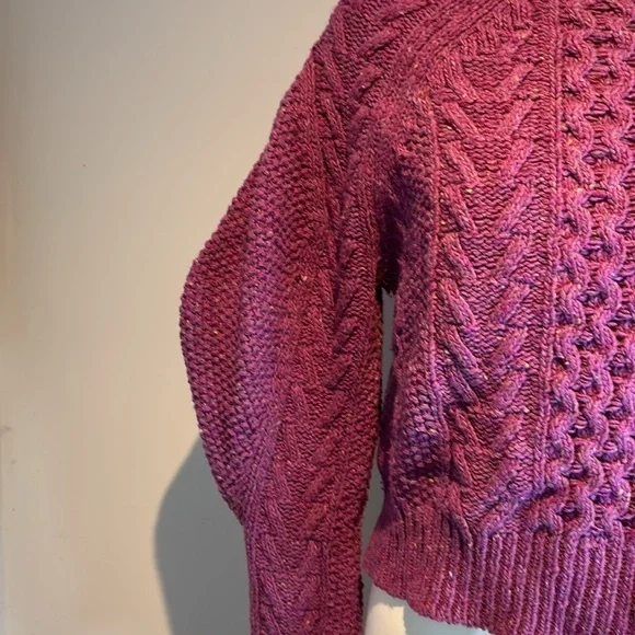 THE NEW SOCIETY Recycled Tirso Sweater in Purple, Size Small - Picture 5 of 13